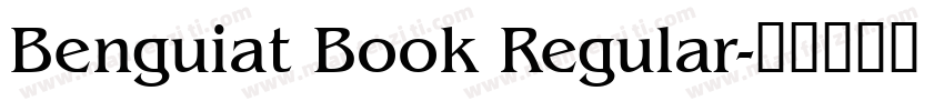 Benguiat Book Regular字体转换